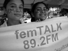 femTALK 89.2 is a space for women on the airwaves of Fiji. Photo from femLINKPACIFIC